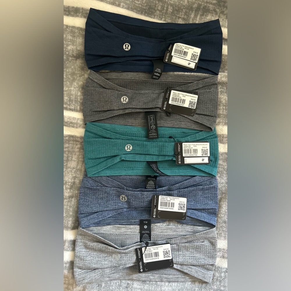 Lululemon metal vent Headbands